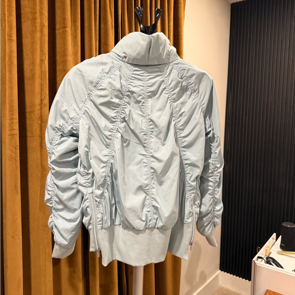 Athleta Sky Blue Bomber Jacket - Picture 2 of 4